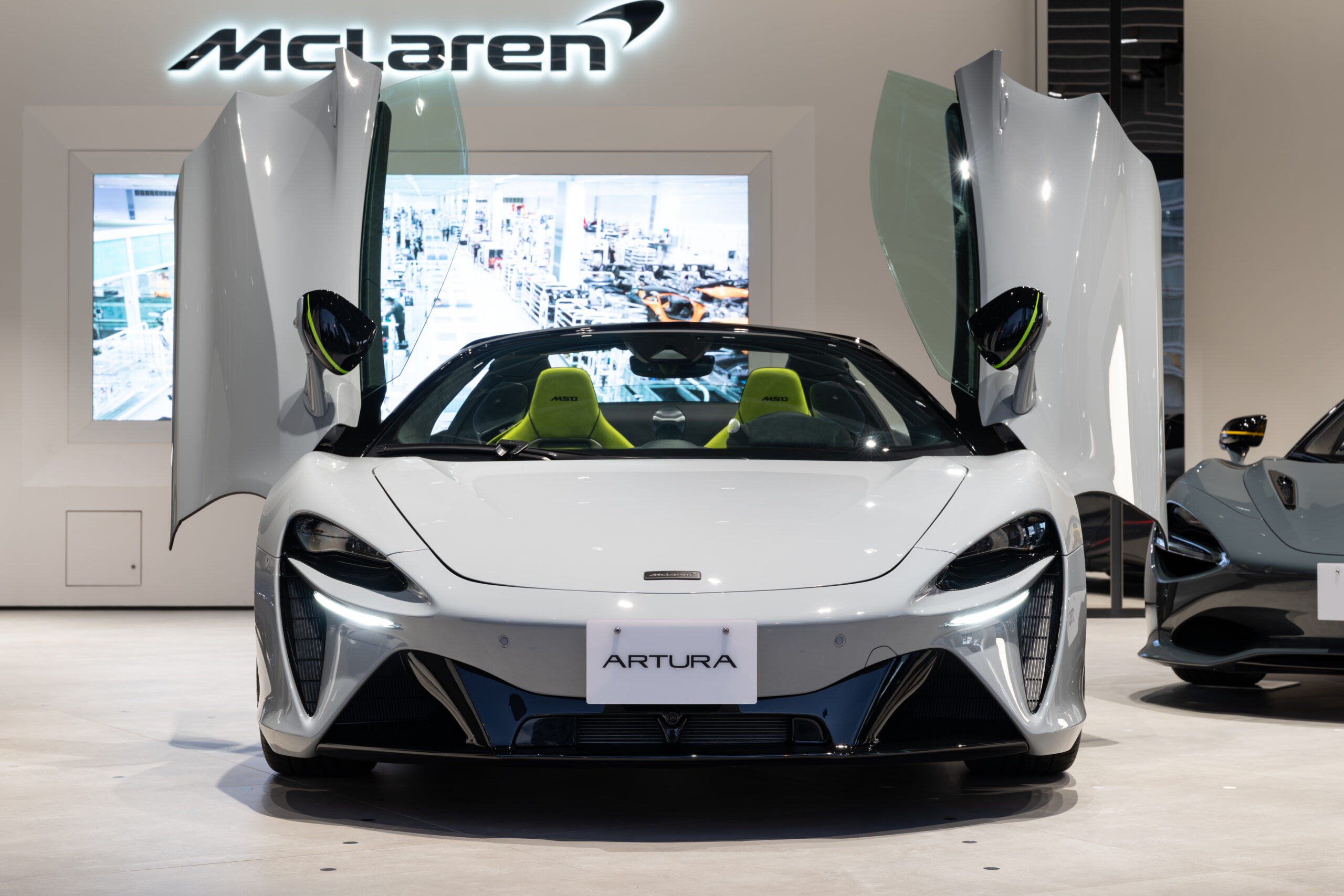 Artura Spider MSO Dove Grey LHDスライダー画像