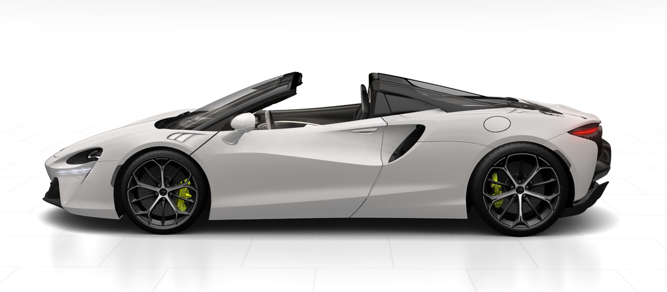 ARTURA Spider Ice White LHDスライダー画像