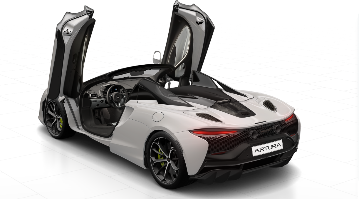 ARTURA Spider Ice White LHDスライダー画像