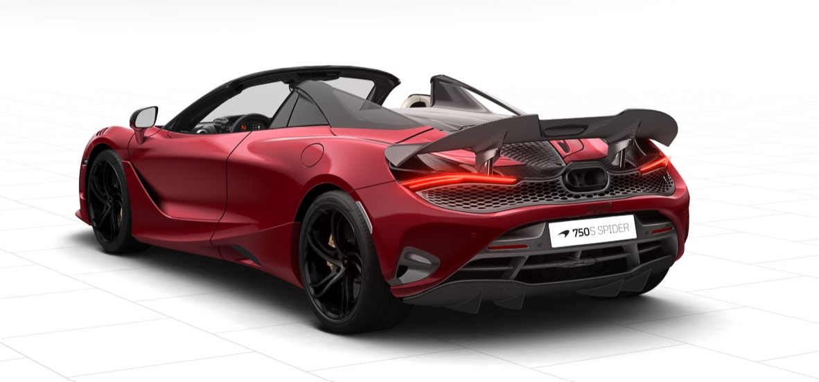 750S Spider Amaranth Red  LHDスライダー画像