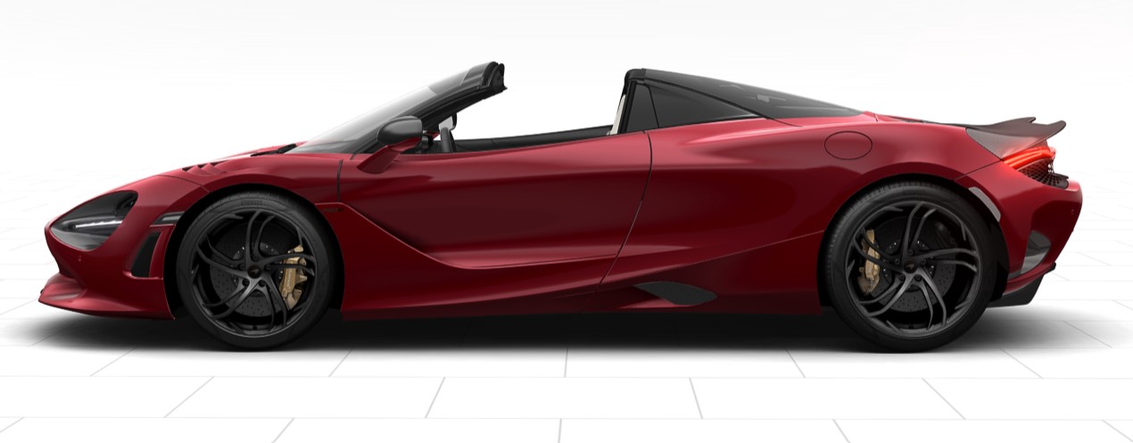 750S Spider Amaranth Red  LHDスライダー画像