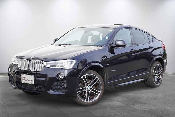 BMW　X4　xドライブ28i Mスポーツ 4WD　黒革　ACC　前後PDC　電動シート・Rゲート　225