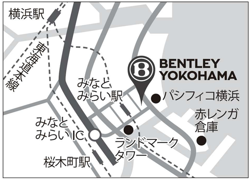 bentley横浜地図イメージ